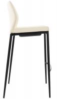 Barhocker Matola Kunstleder schwarz creme 