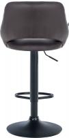 Barhocker Milet Kunstleder schwarz braun Barhocker Milet Kunstleder schwarz braun