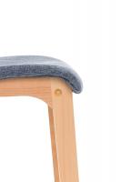 Barhocker Hoover Stoff Natura blau Barhocker Hoover Stoff Natura blau