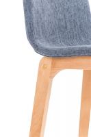 Barhocker Hoover Stoff Natura blau Barhocker Hoover Stoff Natura blau