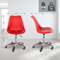 Arbeitshocker Laflin rot Arbeitshocker Laflin rot