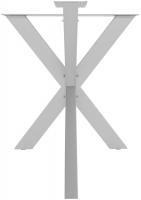 Tischbeine Duncan L120xB68xH71 cm edelstahl 