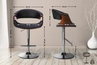 Barhocker Foley Kunstleder walnuss/schwarz Barhocker Foley Kunstleder walnuss/schwarz