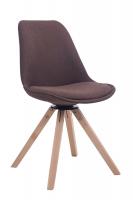 Besucherstuhl Troyes Stoff Square natura (eiche) braun Besucherstuhl Troyes Stoff Square natura (eiche) braun