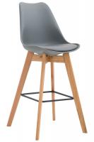 Barhocker Metz Kunststoff Natura grau Barhocker Metz Kunststoff Natura grau