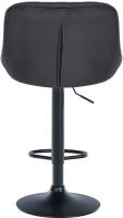 2er Set Barhocker Lazio Samt schwarz dunkelgrau 2er Set Barhocker Lazio Samt schwarz dunkelgrau