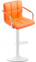 Barhocker Lucy V2 weiß orange Barhocker Lucy V2 weiß orange