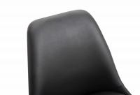 4er Set Esszimmerstühle Maverick C Kunstleder schwarz 