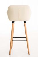 Barhocker Grant Kunstleder creme Barhocker Grant Kunstleder creme