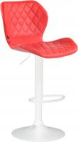 Barhocker Cork Kunstleder weiß rot Barhocker Cork Kunstleder weiß rot