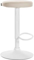 Barhocker Ponte Kunstleder weiß creme Barhocker Ponte Kunstleder weiß creme