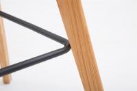 Barhocker Metz Kunstleder Natura grau 