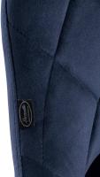2er Set Barhocker Lazio Samt chrom blau 2er Set Barhocker Lazio Samt chrom blau
