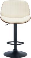 2er Set Barhocker Nova Kunstleder walnuss/creme 2er Set Barhocker Nova Kunstleder walnuss/creme