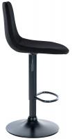 Barhocker Divo Samt Schwarz schwarz Barhocker Divo Samt Schwarz schwarz