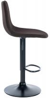 2er Set Barhocker Divo Stoff Schwarz taupe 2er Set Barhocker Divo Stoff Schwarz taupe