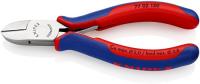 Elektronikseitenschneider L.130mm Form 0 Facette ja 2K-Hülle spiegelpol.KNIPEX Elektronikseitenschneider L.130mm Form 0 Facette ja 2K-Hülle spiegelpol.KNIPEX