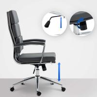 Bürostuhl Cleveland Kunstleder grau Bürostuhl Cleveland Kunstleder grau