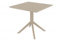 Tisch Sky 80 cm taupe Tisch Sky 80 cm taupe