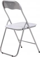 Klappstuhl Felix weiß/silber Klappstuhl Felix weiß/silber