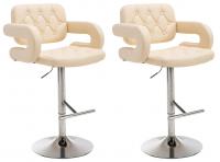 2er Set Barhocker Dublin creme 2er Set Barhocker Dublin creme