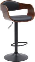 Barhocker Kingston B Kunstleder walnuss/schwarz Barhocker Kingston B Kunstleder walnuss/schwarz