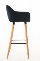 Barhocker Grant Stoff schwarz 