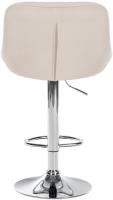 2er Set Barhocker Lazio Samt chrom creme 2er Set Barhocker Lazio Samt chrom creme