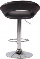 Barhocker Olinda Kunstleder chrom braun 