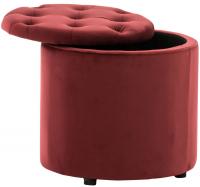 Sitzhocker Pantin Samt rot Sitzhocker Pantin Samt rot