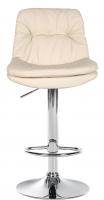 Barhocker Laurel Kunstleder chrom creme 