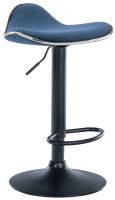 Barhocker Shanghai Stoff schwarz blau Barhocker Shanghai Stoff schwarz blau