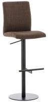 Barhocker Cadiz Stoff schwarz braun Barhocker Cadiz Stoff schwarz braun