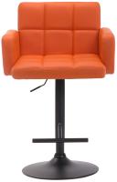 Barhocker Los Angeles schwarz orange 