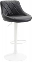 Barhocker Lazio Kunstleder weiß schwarz Barhocker Lazio Kunstleder weiß schwarz