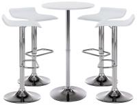 4er Bartisch Set Esberg weiß 4er Bartisch Set Esberg weiß