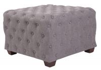 Sitzhocker Nimes Stoff grau 