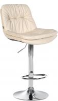 Barhocker Laurel Kunstleder chrom creme 