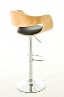 2er Set Barhocker Kingston Kunstleder natura/schwarz 2er Set Barhocker Kingston Kunstleder natura/schwarz