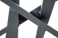Tischbeine Jimmy 160x80x72 grau 