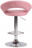 Barhocker Olinda Kunstleder chrom pink Barhocker Olinda Kunstleder chrom pink