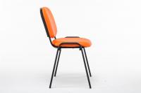 Besucherstuhl Ken Kunstleder orange 