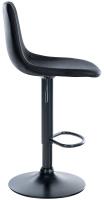 Barhocker Divo Kunstleder schwarz schwarz Barhocker Divo Kunstleder schwarz schwarz