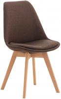 Stuhl Linares Stoff braun Stuhl Linares Stoff braun