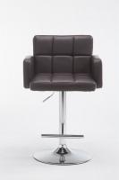 Barhocker Los Angeles Kunstleder braun 
