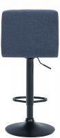 Barhocker Calma Stoff schwarz blau 