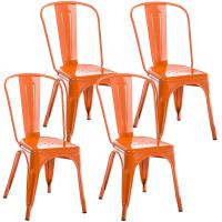 4er Set Stuhl Benedikt orange 4er Set Stuhl Benedikt orange