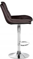Barhocker Laurel Kunstleder chrom braun 
