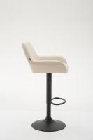 Barhocker Braga Kunstleder creme Barhocker Braga Kunstleder creme