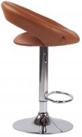 Barhocker Olinda Kunstleder chrom hellbraun Barhocker Olinda Kunstleder chrom hellbraun